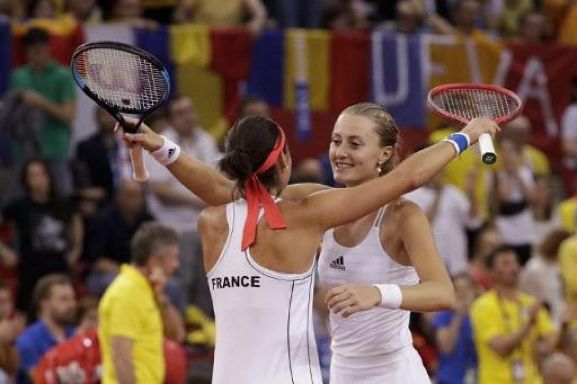 Fed Cup - Frankrijk plaatst zich voor finale tegen Australië