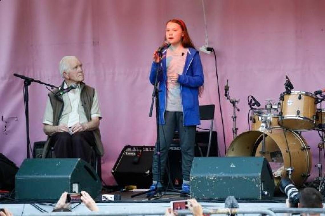 Greta Thunberg in Londen: politici die niets doen gaan er niet mee wegkomen