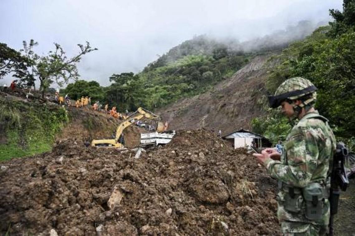 Aardverschuiving in Colombia eiste 33 doden