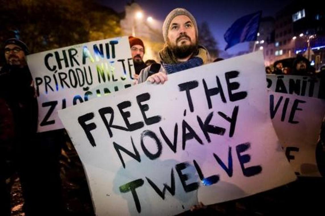 Greenpeace-activisten in Slovakije ontsnappen aan jarenlange celstraf