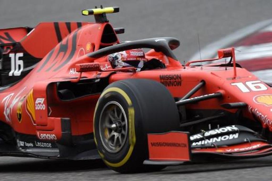 Leclerc is de snelste in tweede oefenritten