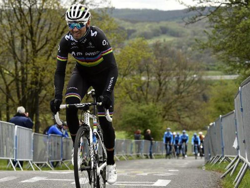 Wereldkampioen Valverde geeft vroeg op