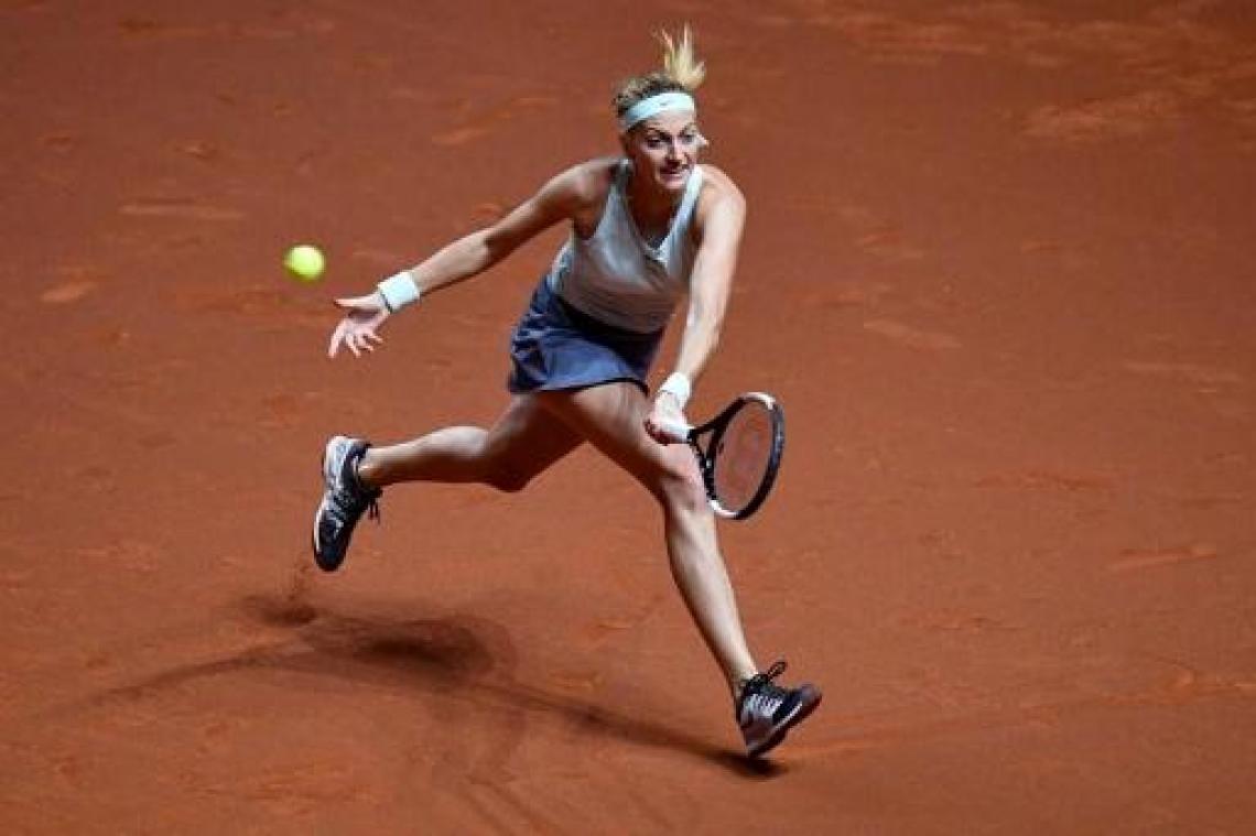 Kvitova rekent in finale in twee sets af met Kontaveit