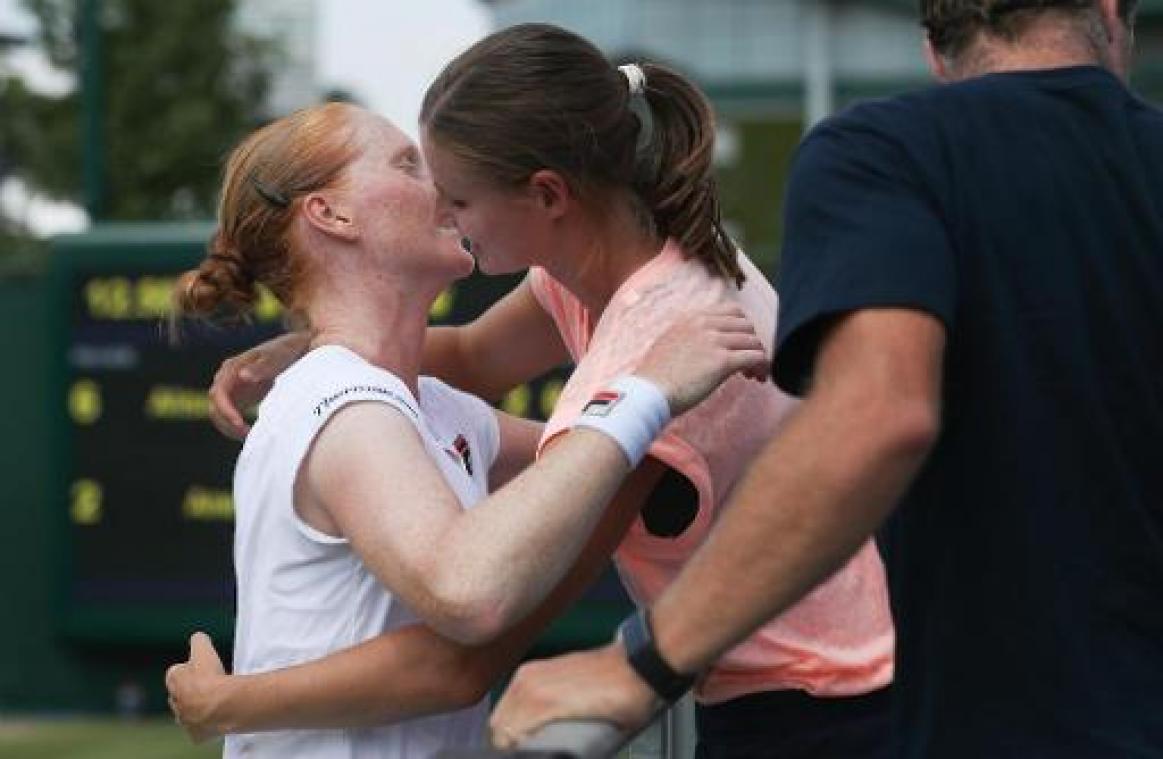 Alison Van Uytvanck en Greet Minnen dubbelen verder