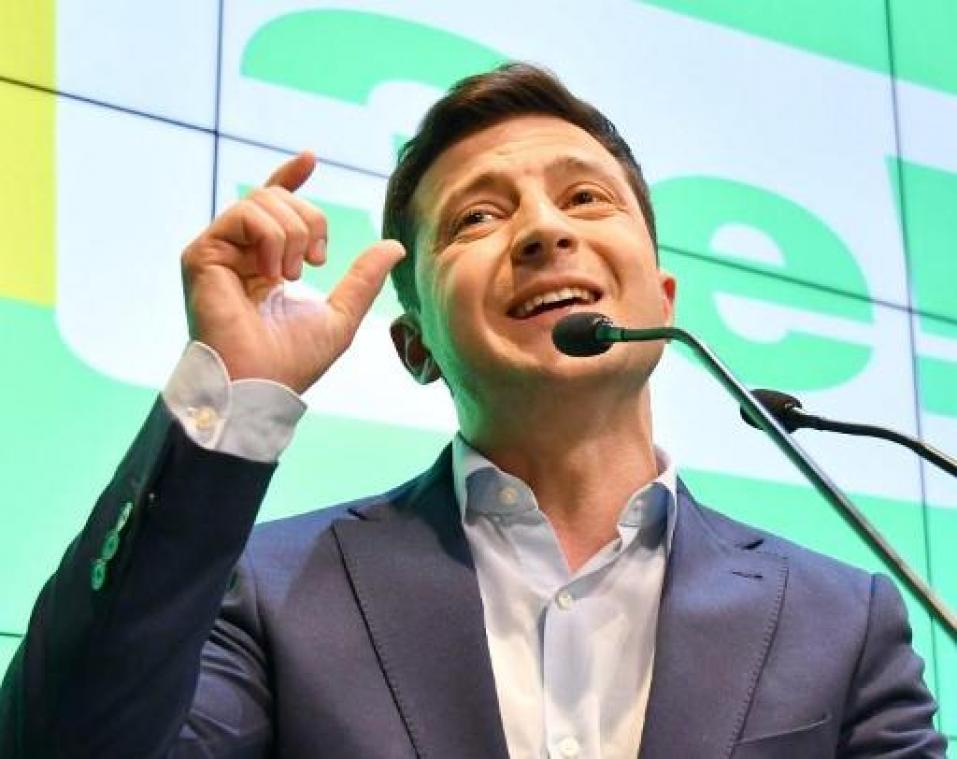 Zelensky nu ook officieel winnaar van de presidentsverkiezing in KIev