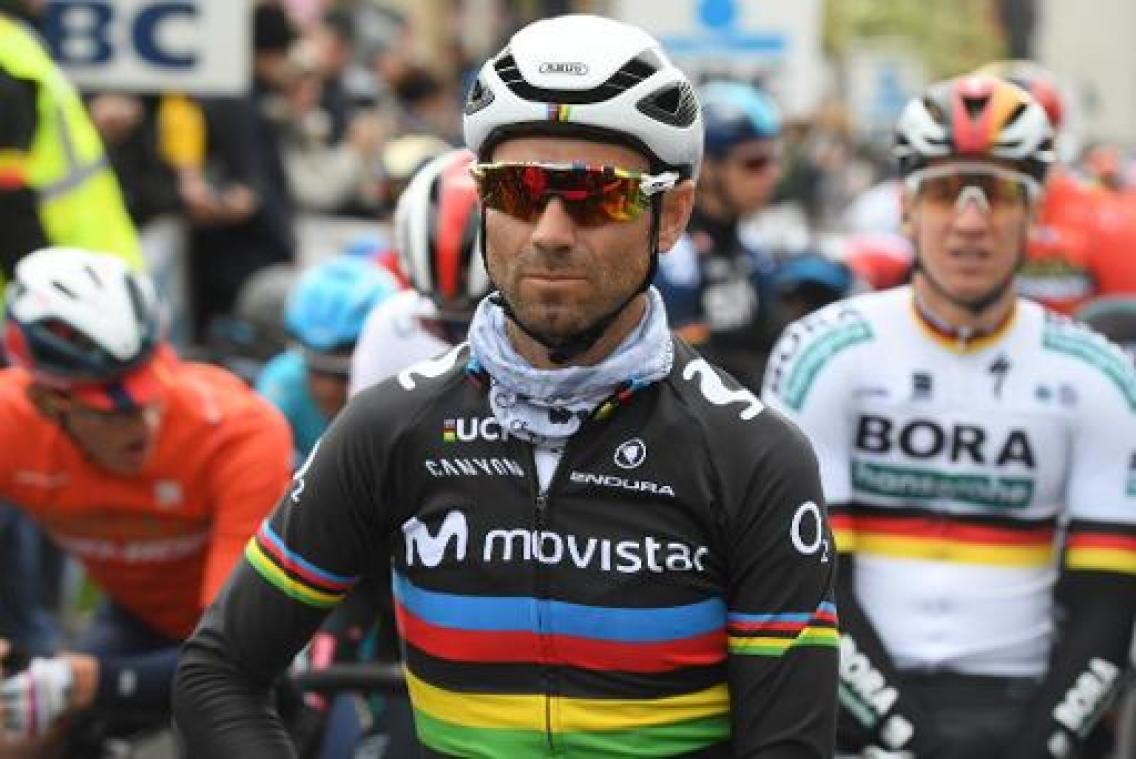 Wereldkampioen Valverde moet passen voor Ronde van Italië
