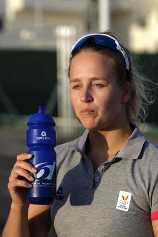 La Semaine Olympique Française - Emma Plasschaert start als derde aan medaillerace