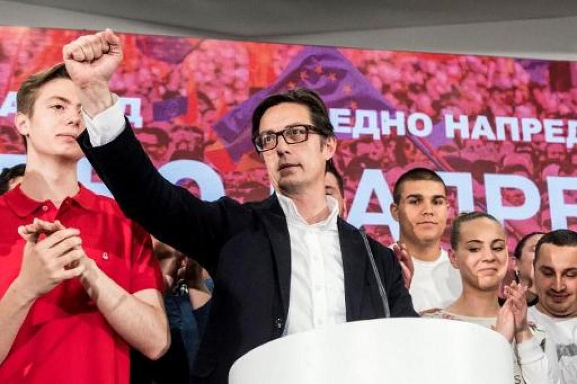 Prowesterse kandidaat Pendarovski wint presidentsverkiezingen in Noord-Macedonië
