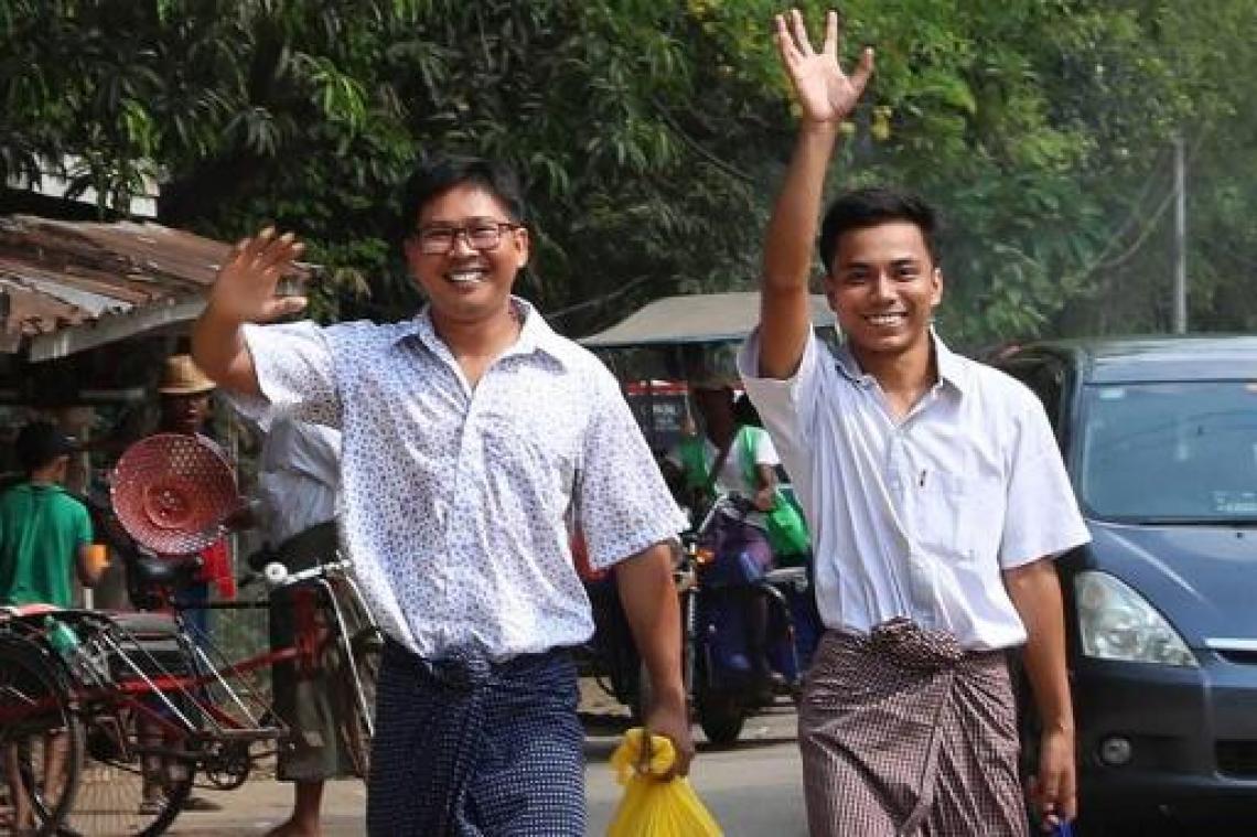 Myanmar laat Reuters-journalisten vrij
