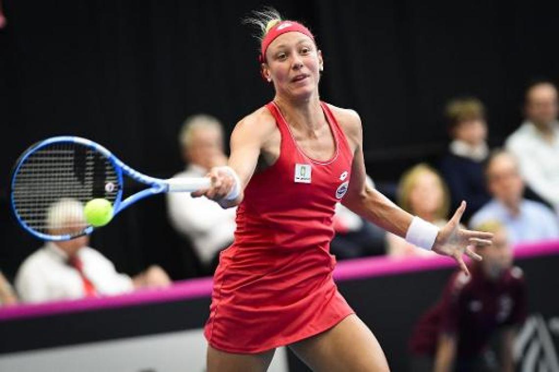 Yanina Wickmayer moet meteen inpakken
