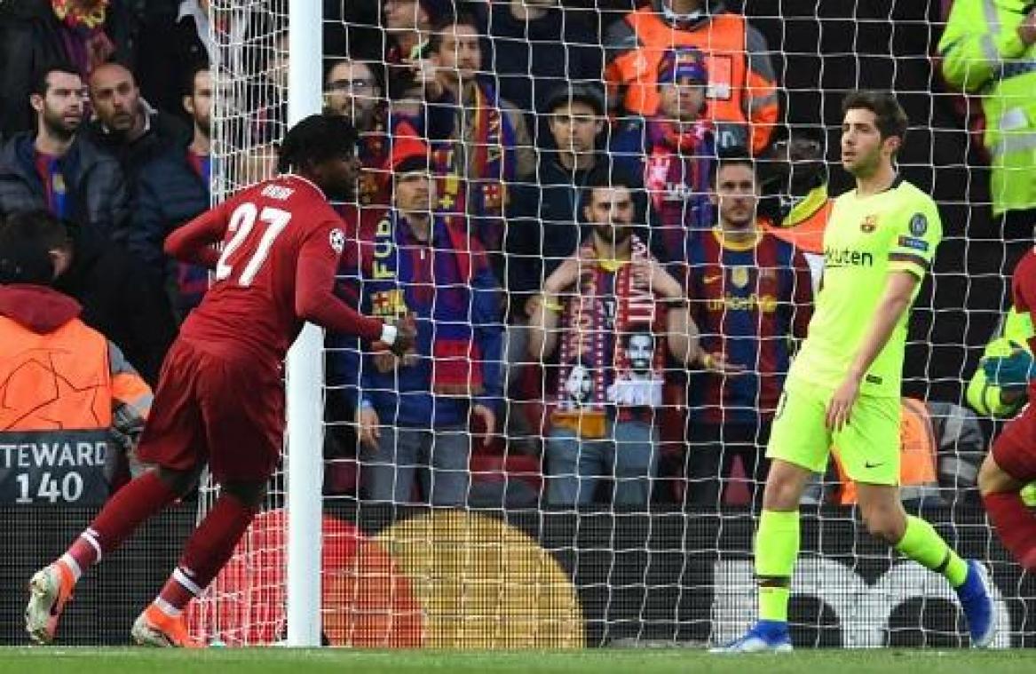 Champions League - Liverpool vernedert Barcelona en realiseert gedroomde ommekeer, Origi scoort twee keer
