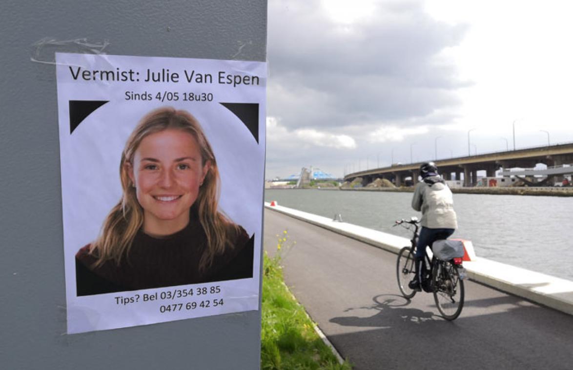 Petitie roept op om doodstraf in te voeren na moord op Julie Van Espen