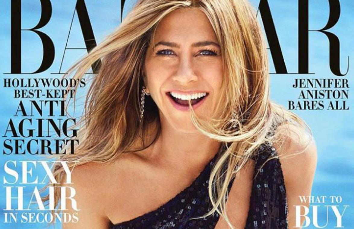 Jennifer Aniston: "Ook op oudere leeftijd hoef je je niet te schamen voor je lichaam"