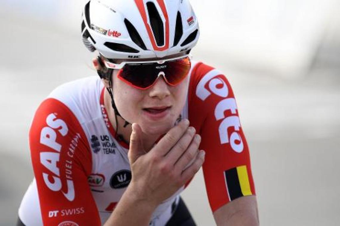 Kopecky grijpt net naast ritwinst in China