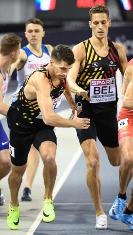 Belgian Tornados plaatsen zich met tweede tijd in hun reeks voor A-finale op World Relays