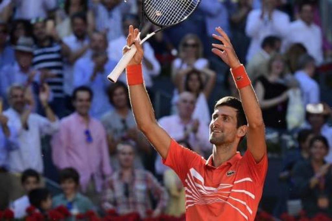 ATP Madrid - Djokovic ontneemt Thiem derde opeenvolgende finale
