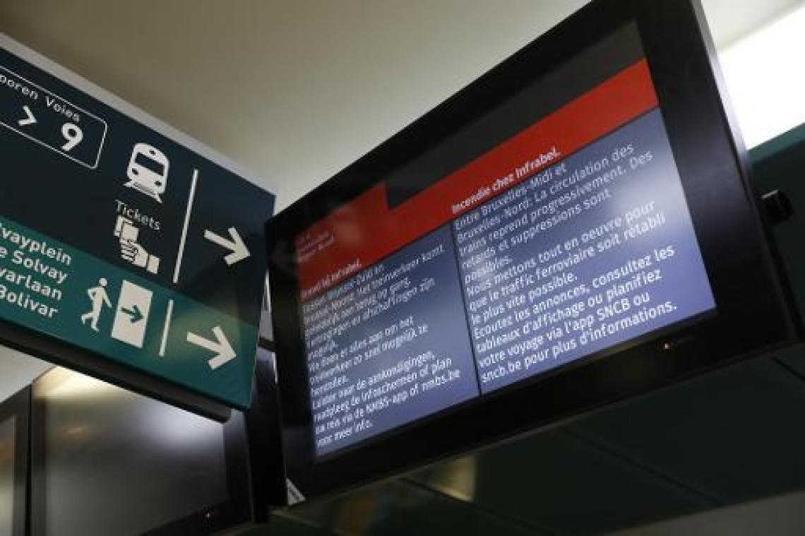 Alle sporen in Brussel-Noord weer in dienst, geen zicht op normalisering treinverkeer