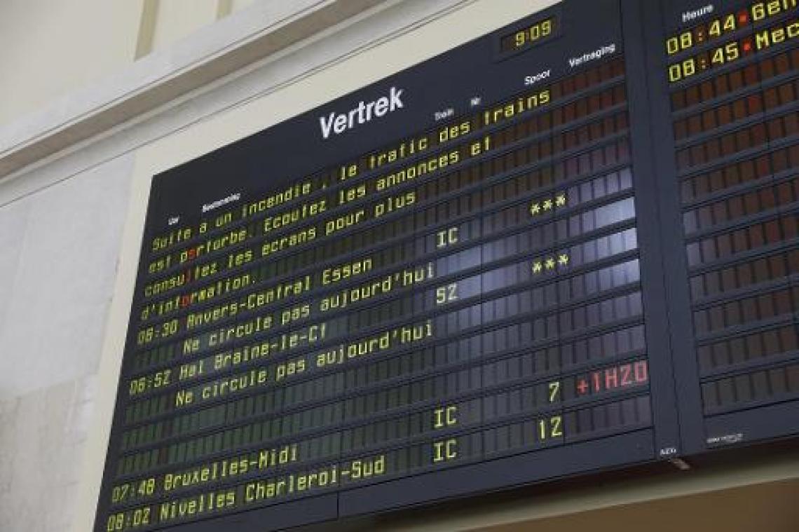 Routeplanner NMBS voor woensdag pas 's ochtends up-to-date