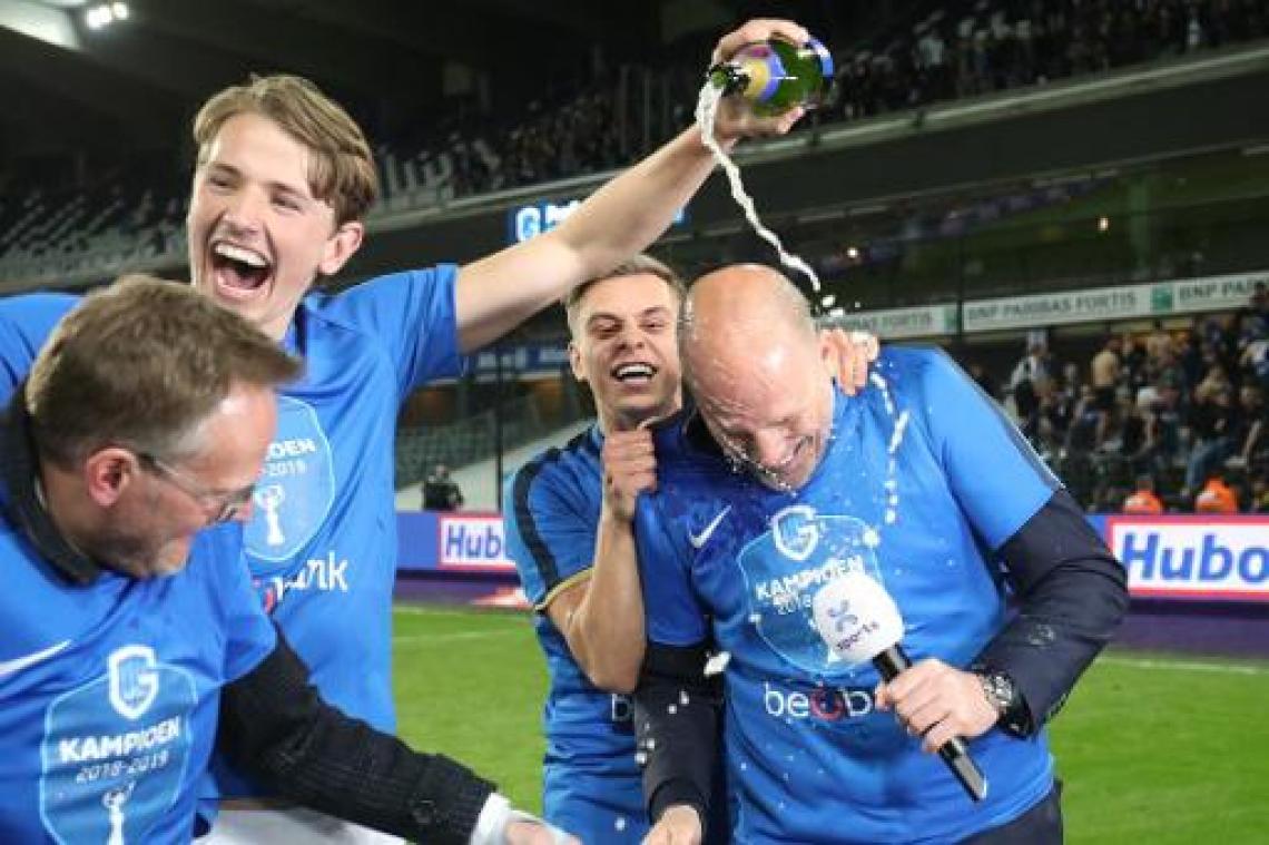 Racing Genk landskampioen - "Hopen Philippe Clement in Genk te houden"