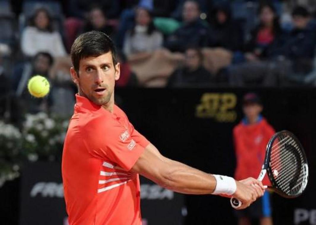 ATP Rome - Djokovic knokt zich voorbij Schwartzman en vervoegt Nadal in droomfinale