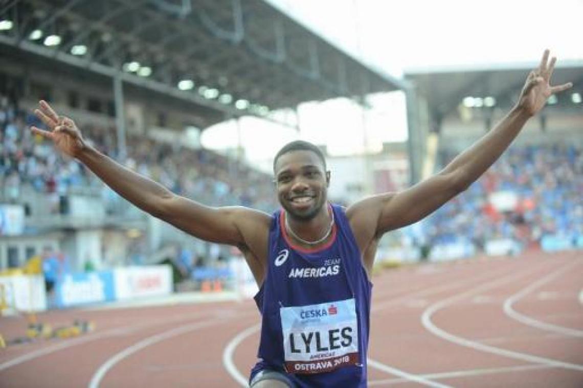 Lyles pijlsnel op 100m, Samba klopt Benjamin in titanenduel op 400m horden