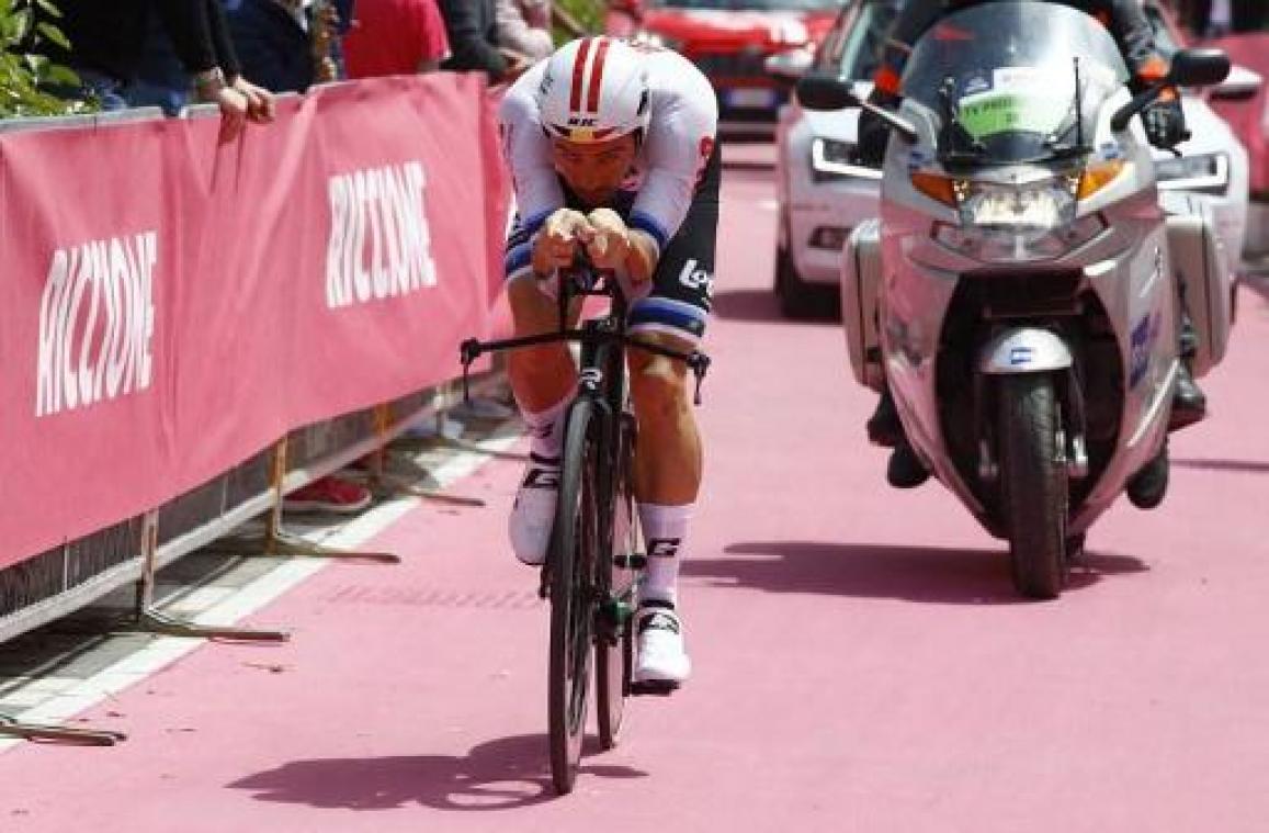 Primoz Roglic is Campenaerts net te snel af in tijdrit