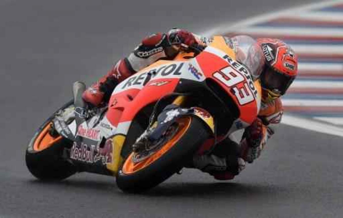 WK snelheid - Spanjaard Marquez rijdt overtuigend naar zege in Argentinië