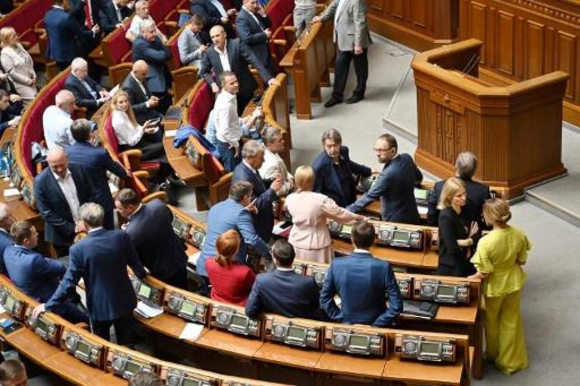 Oekraïense parlement levert fors weerwerk tegen president Zelenski