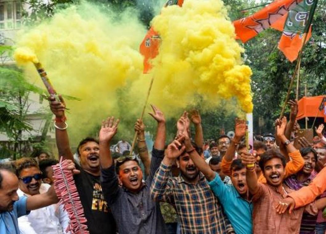 Partij van premier Modi claimt verkiezingsoverwinning in India