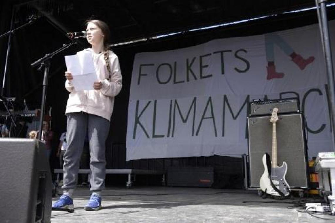 Verkiezingen19 - Zweedse activiste Thunberg roept op tot stem voor bescherming van klimaat