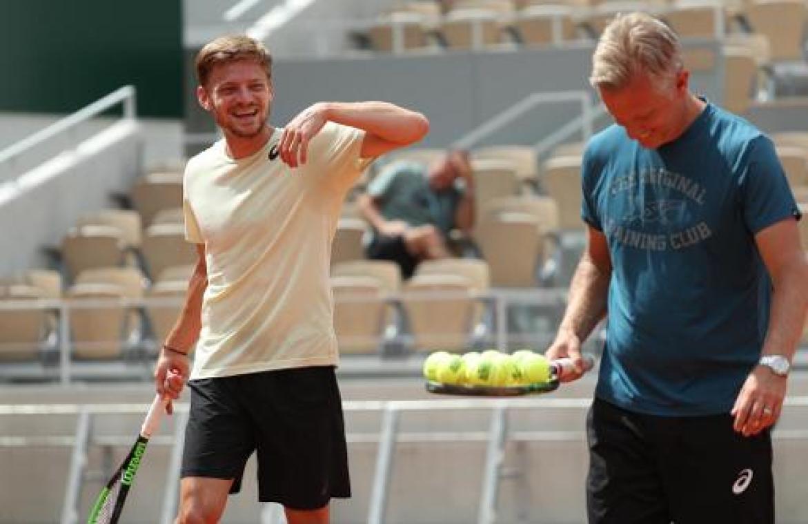Roland Garros - Trainer Johansson ziet Goffin steeds beter worden