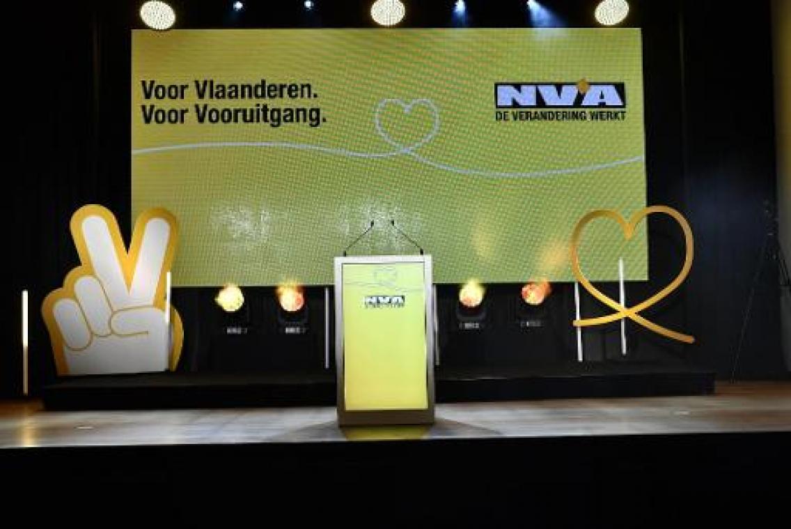Rustig in N-VA-feestzaal