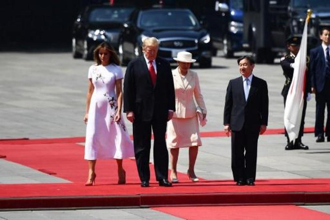Trump ontmoet als eerste buitenlandse leider nieuwe Japanse kiezer Naruhito