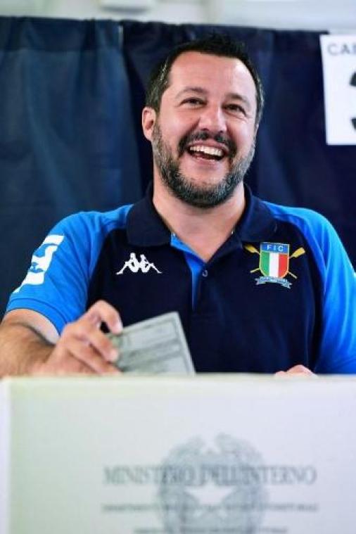 Verkiezingen19 - EUROPA: Extreemrechtse Lega van vicepremier Salvini wint in Italië