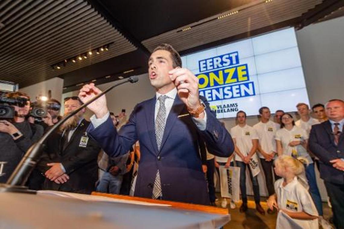 KAMER: N-VA blijft de grootste in Antwerpen, ook daar forse winst voor Vlaams Belang