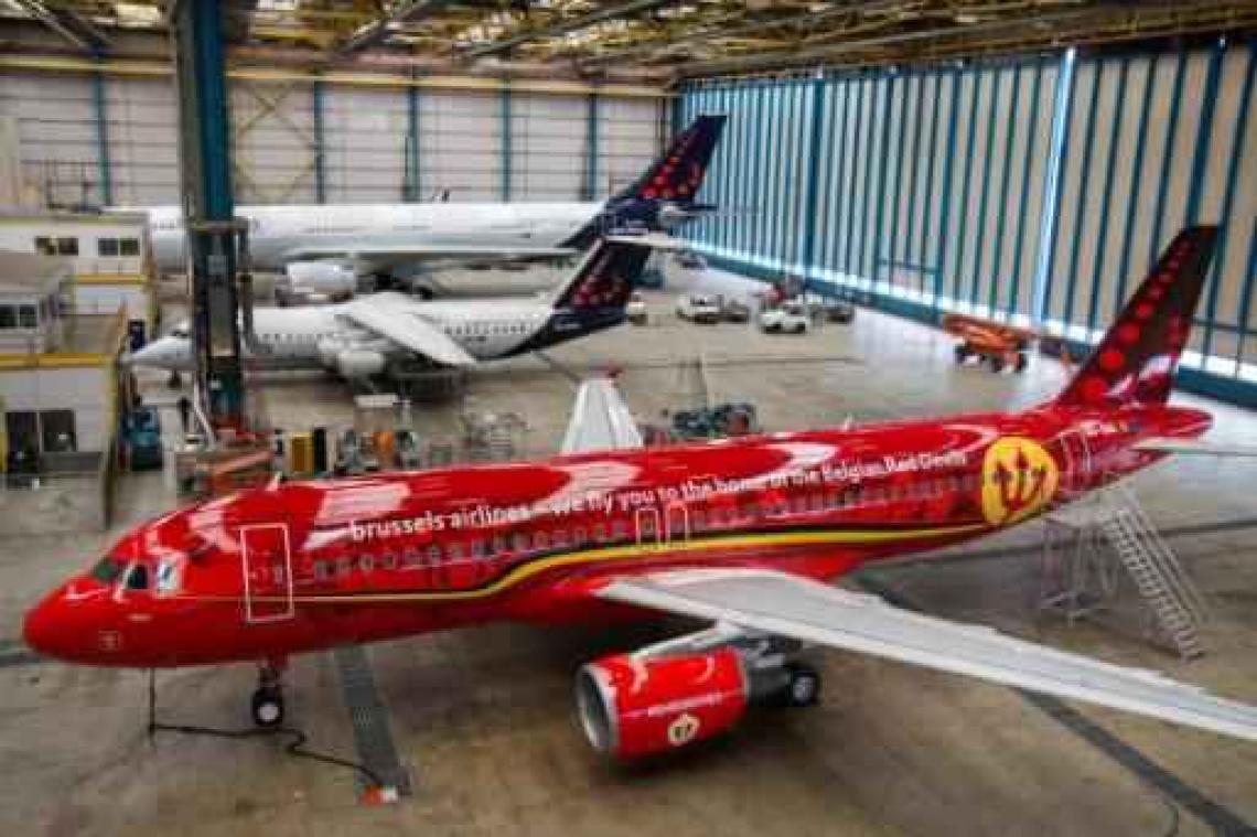 Rode Duivels-vliegtuig maakt zijn intrede in vloot Brussels Airlines