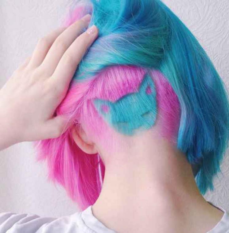 Gekleurde haartatoeages maken furore op Instagram