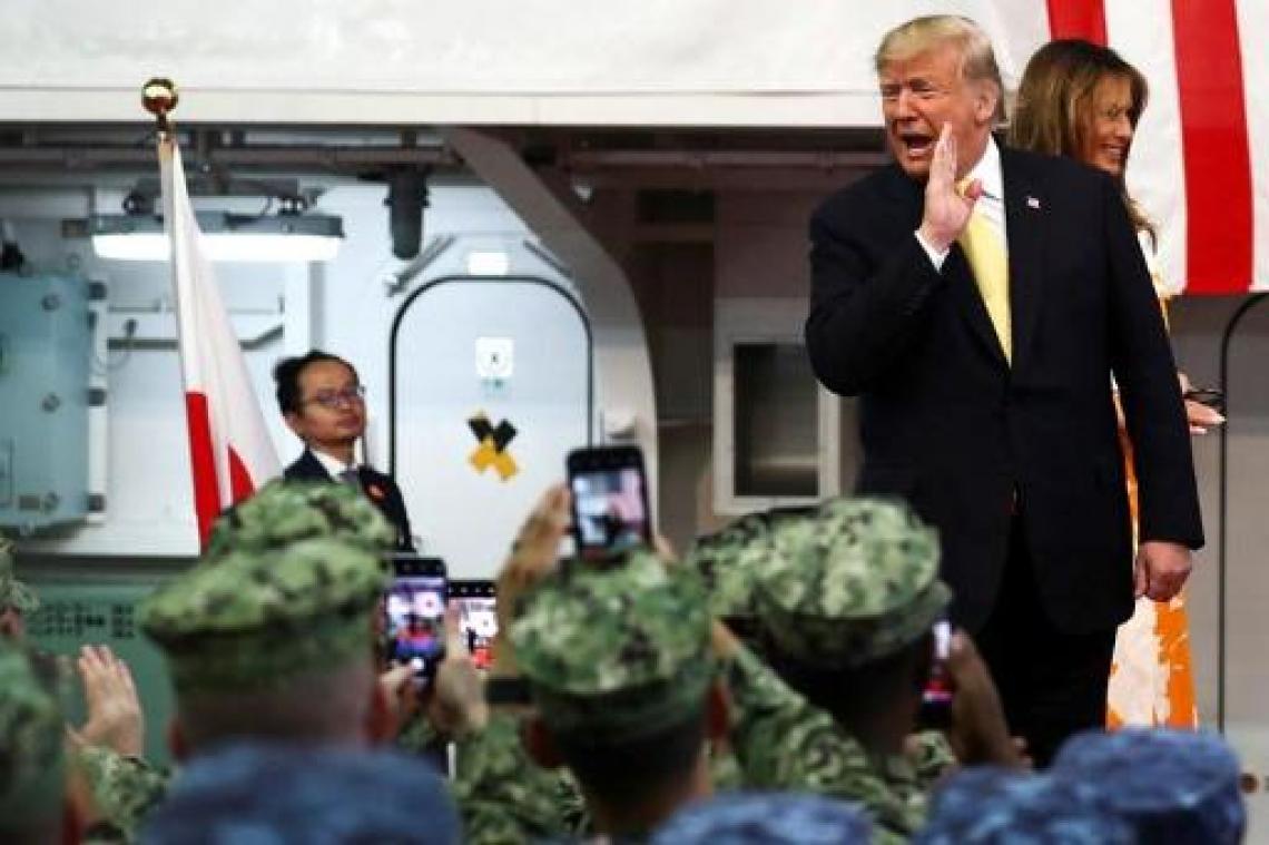 Torpedojager vernoemd naar McCain moest uit het zicht bij bezoek Trump aan Japan