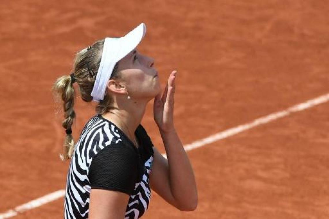 Elise Mertens kent ook in dubbelspel succes