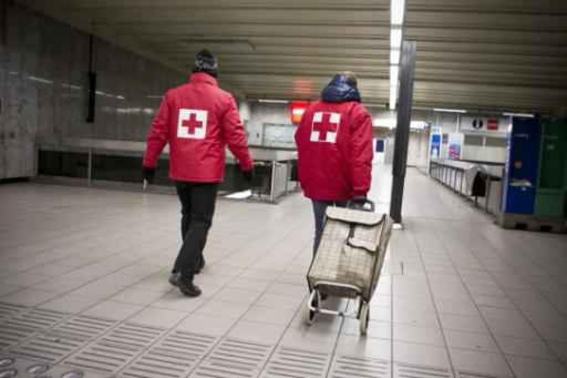 Franstalig Rode Kruis verstrekte meer hulp aan daklozen vorige winter