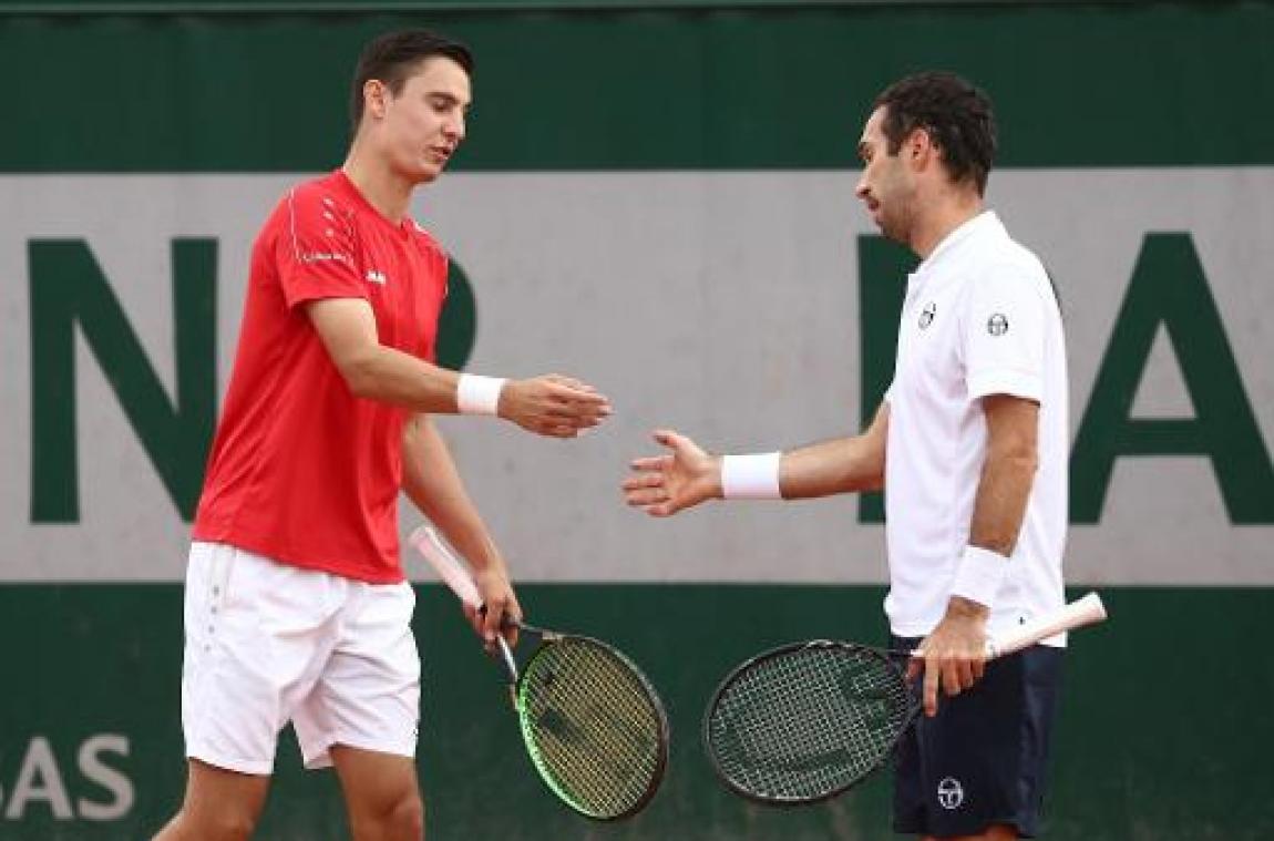 Roland-Garros - Joran Vliegen in kwartfinales dubbelspel