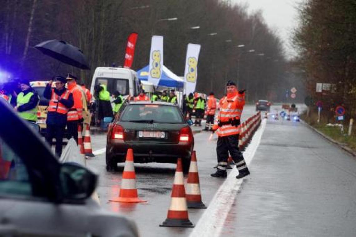 Politie organiseert opnieuw "weekend zonder alcohol achter het stuur"