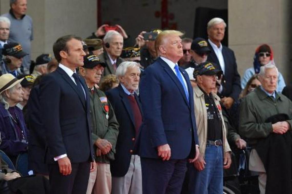 75 jaar D-Day: Macron onderstreept verbondenheid met Verenigde Staten