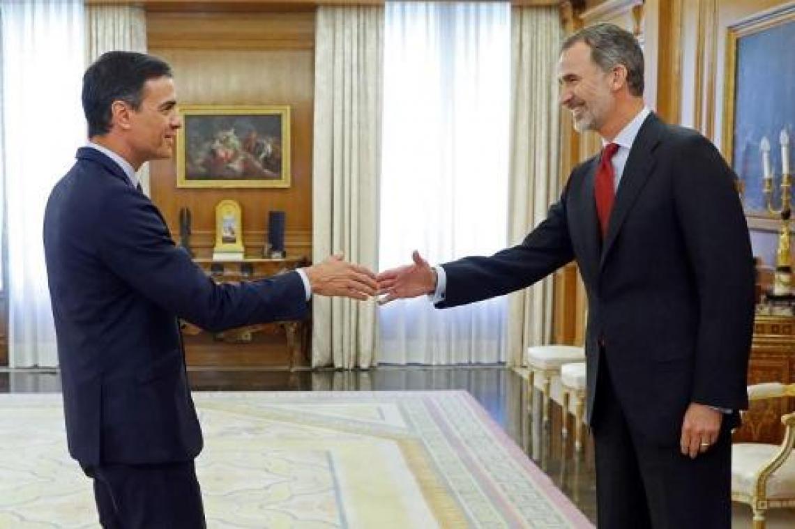 Spaanse koning belast Pedro Sanchez met regeringsvorming