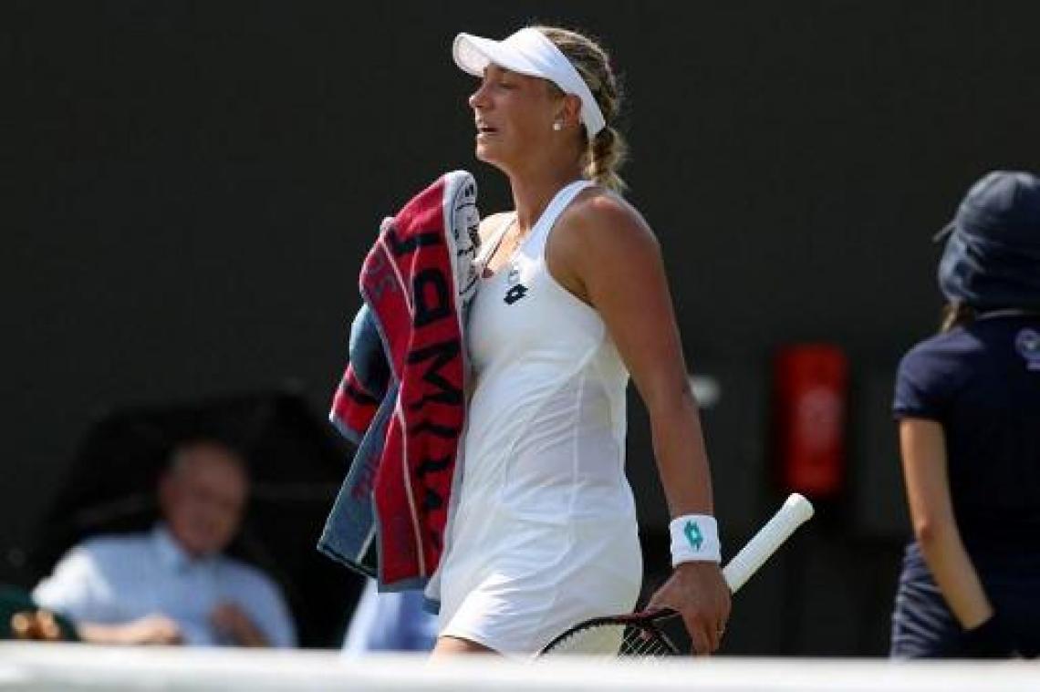 Yanina Wickmayer grijpt naast halve finales