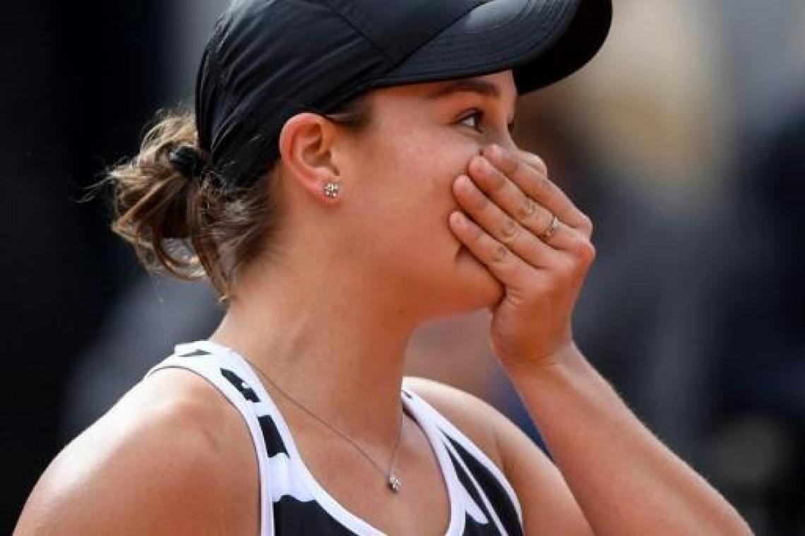 Ashleigh Barty heeft eerste Grand Slam beet