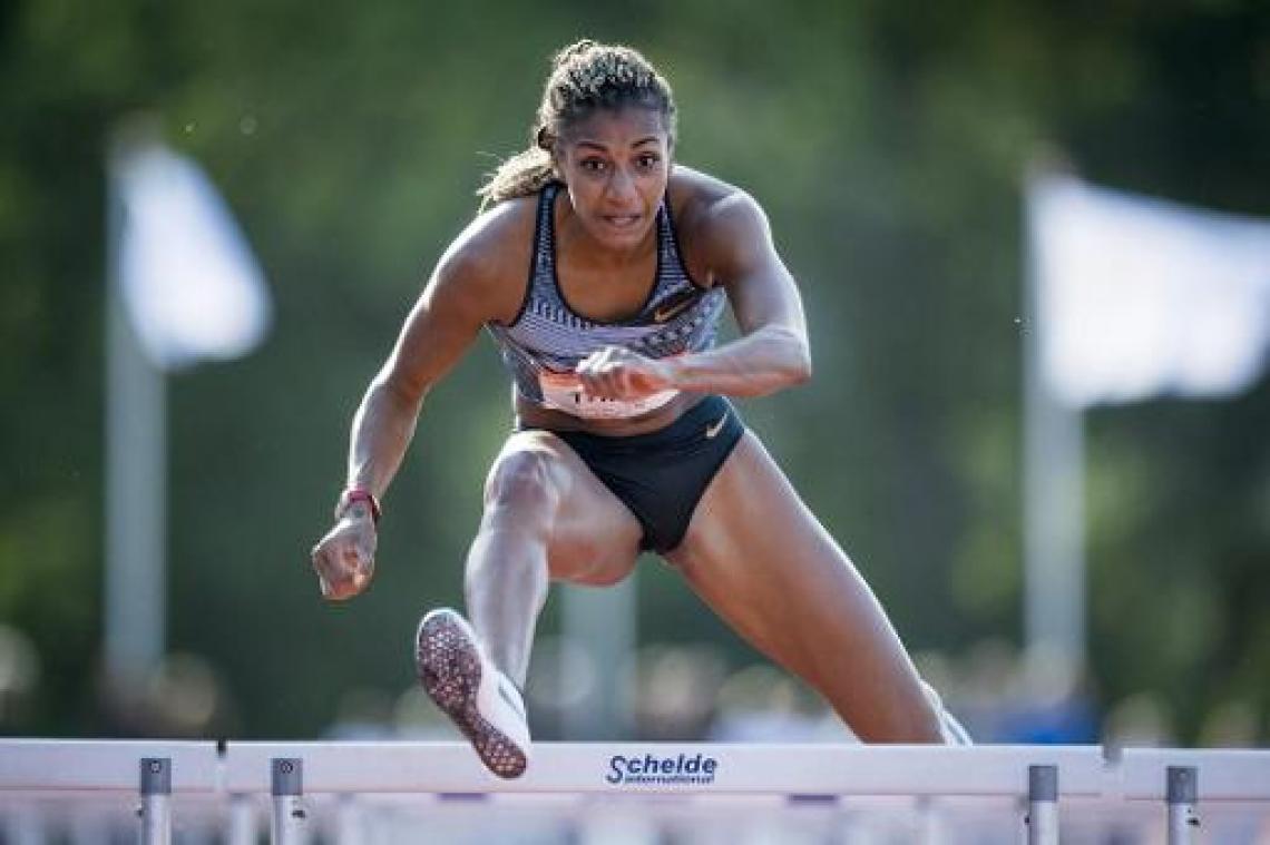 Gouden Spike Leiden - Nafi Thiam wint zowel verspringen als 100 meter horden en is klaar voor Talence