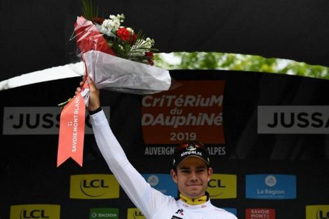 Van Aert kan leven met derde plaats