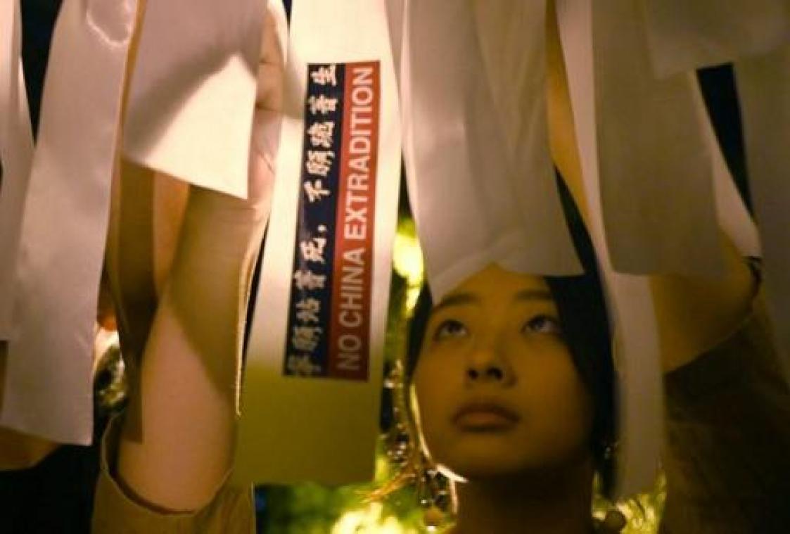 Honderdduizenden mensen in Hongkong nemen deel aan nieuwe massabetoging