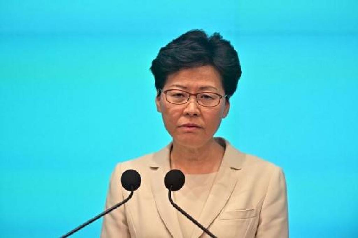 Regeringsleider Hongkong verontschuldigt zich voor omgang met uitleveringswet